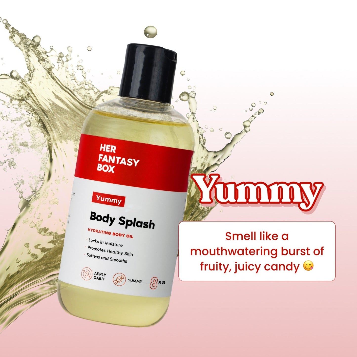 Body Splash - Skin Smoothing Body Oil (Yummy)